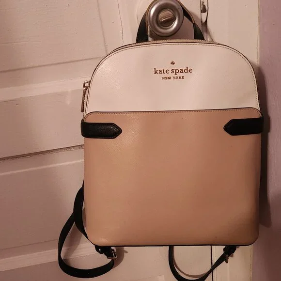 kate spade | Bags | Saffiano Leather Dome Shaped Backpack  display picture 3